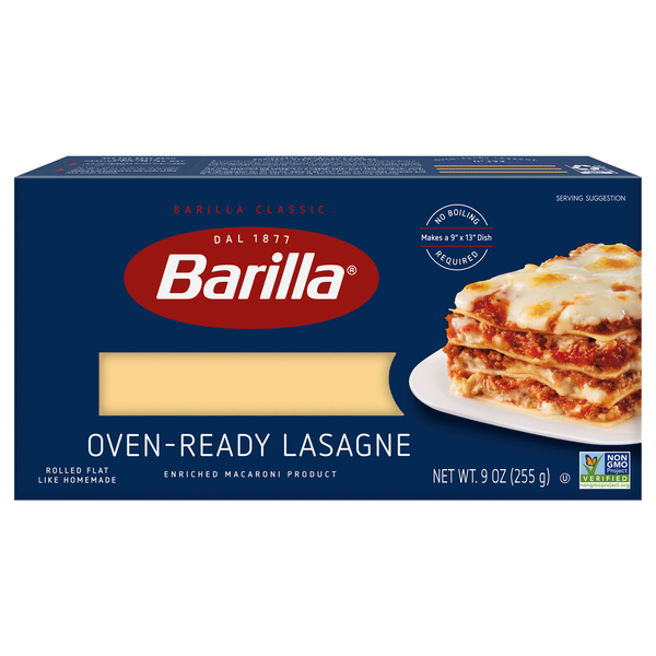 Barilla Oven-Ready No Boil Lasagne
