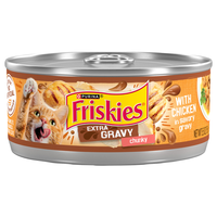 Friskies Extra Gravy Chunky with Chicken in Gravy Adult Wet Cat Food