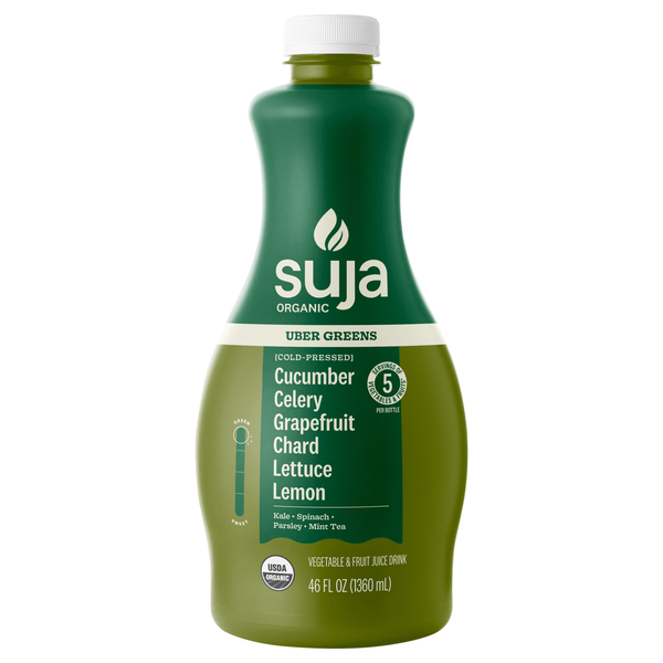 Suja Organic Vegetable & Fruit Juice Drink Uber Greens