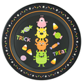 Smart Living Halloween Round Platter Trick or Treat Monsters