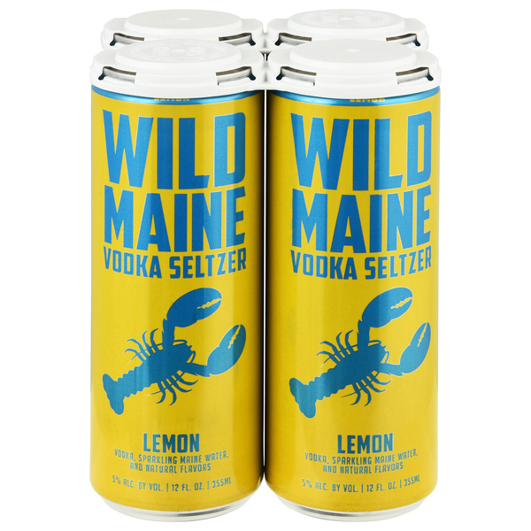 Wild Maine Lemon Vodka Seltzer - 4 pk