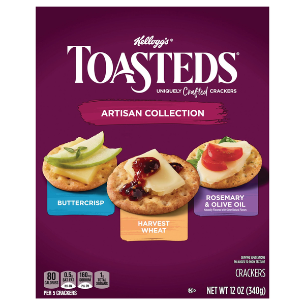 Toasteds Artisan Collection Variety Crackers