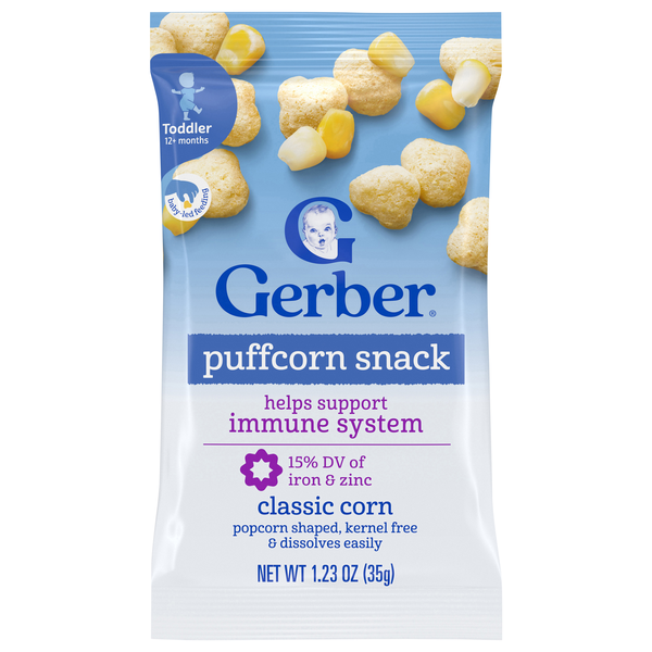 Gerber Toddler Classic Corn Puffcorn Snack