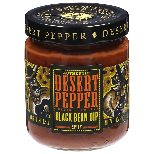 Desert Pepper Spicy Black Bean Dip
