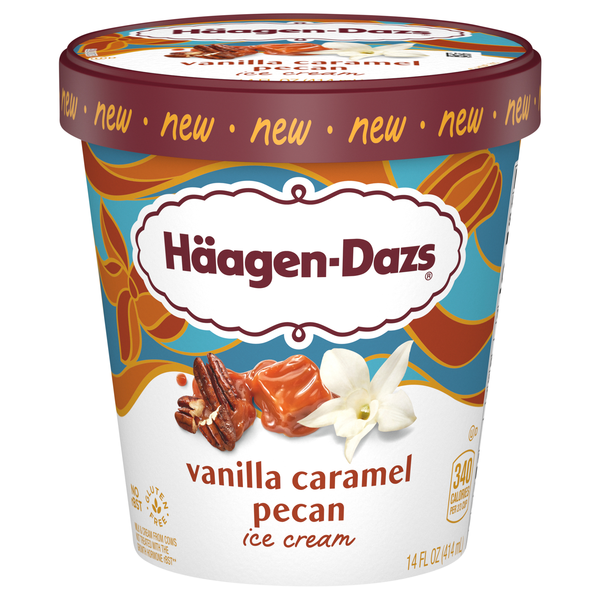Haagen-Dazs Vanilla Caramel Pecan Ice Cream