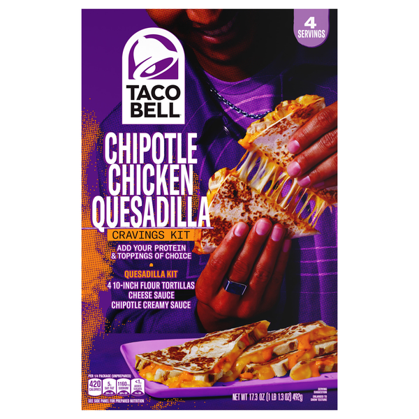 Taco Bell Chipotle Chicken Quesadilla Cravings Kit