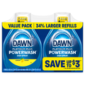 Dawn Platinum Plus Powerwash Lemon Liquid Dish Soap Spray Refill - 2 ct