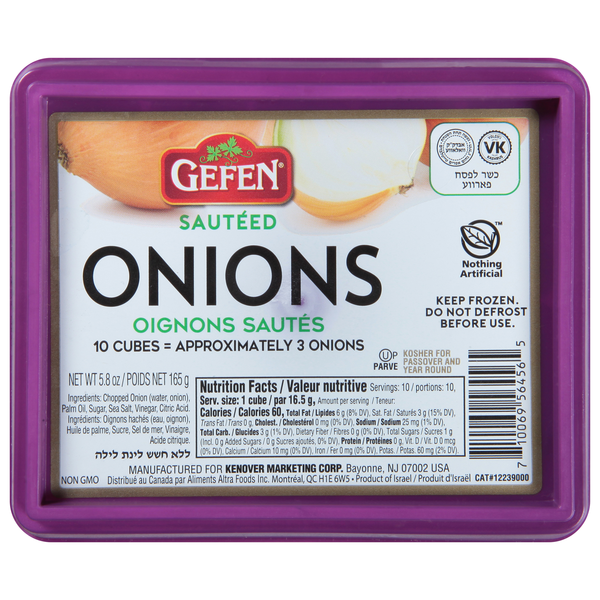 Gefen Sauteed Onions Frozen