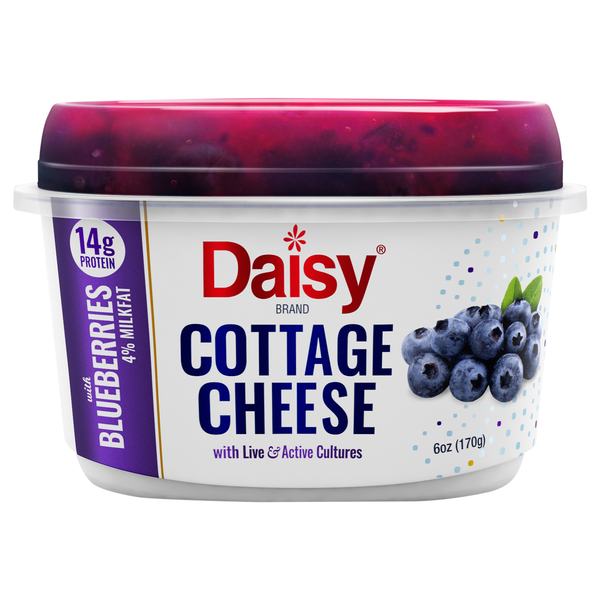 Daisy 4% Cottage Cheese with Blueberries