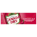 Canada Dry Cranberry Ginger Ale Soda Caffeine Free - 12 pk
