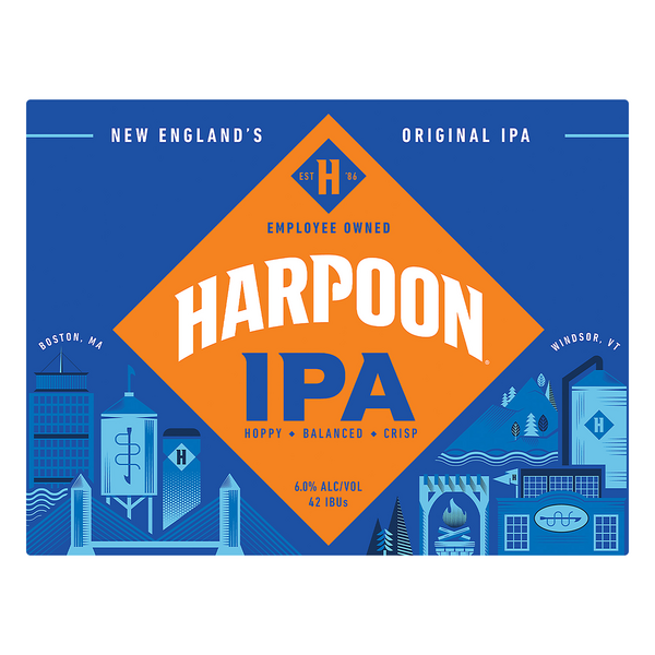 Harpoon IPA Beer - 12 pk