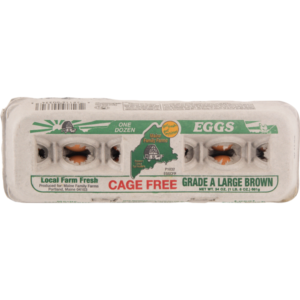 Maine Family Farms Cage Free Large Brown Eggs