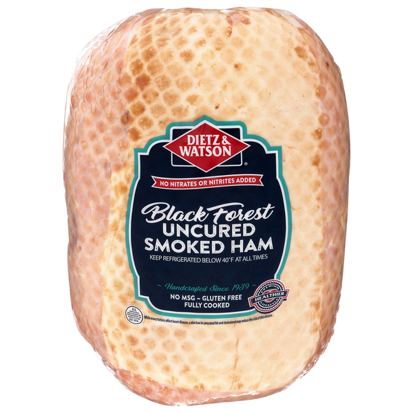 Dietz & Watson Deli Black Forest Uncured Smoked Ham (Regular Sliced)