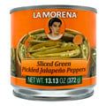 La Morena Sliced Green Pickled Jalapeno Peppers