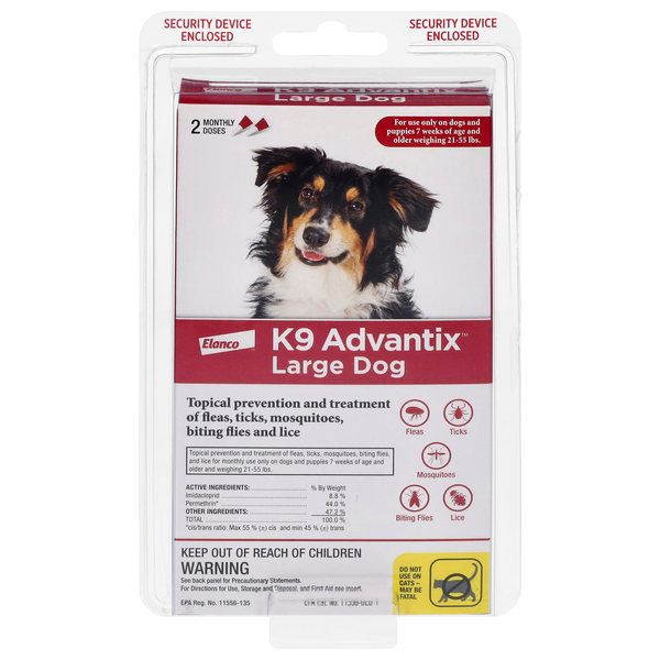 Elanco K9 Advantix Topical Flea & Tick Treatment Large Dog