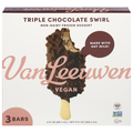 Van Leeuwen Non-Dairy Triple Chocolate Swirl Frozen Dessert Bars - 4 ct