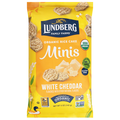 Lundberg Minis Rice Cake White Cheddar Organic