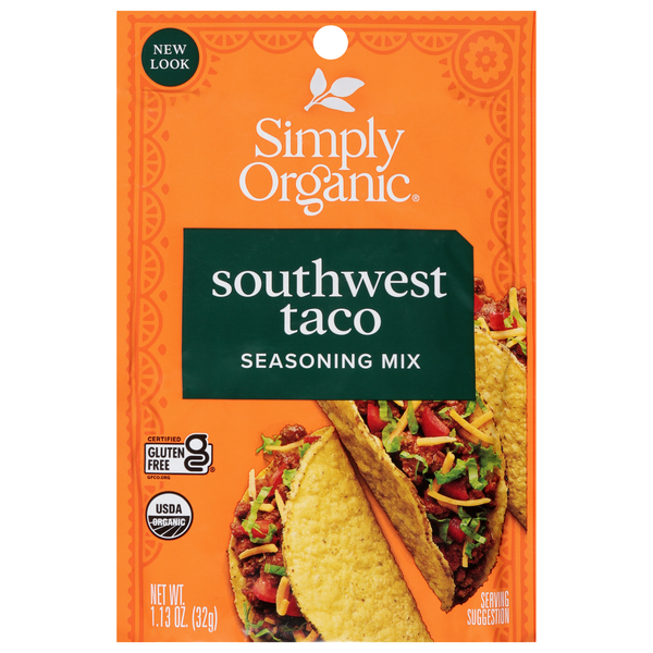 Simply Organic Southwest Taco Seasoning Mix Packet