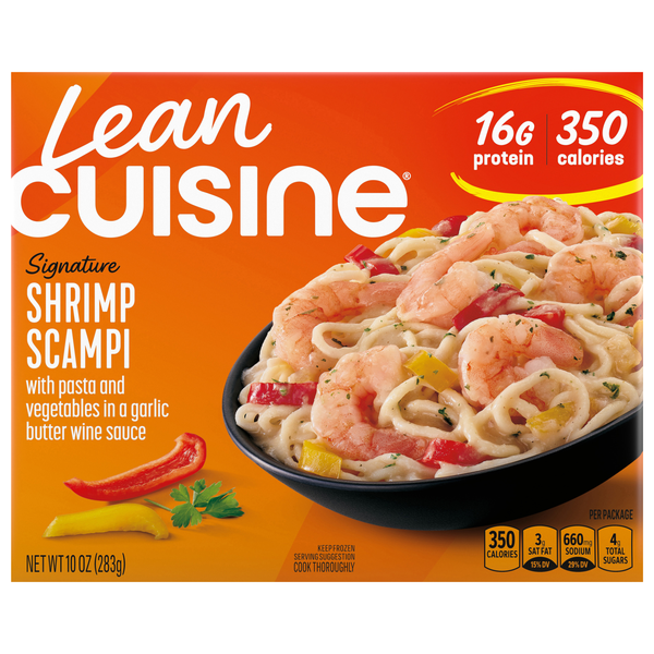 Lean Cuisine Signature Shrimp Scampi 16g Protein Frozen Meal