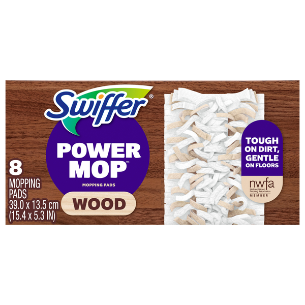 Swiffer PowerMop Wood Mopping Pad Refills