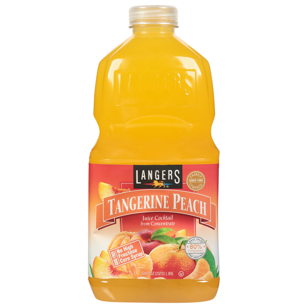 Langers Tangerine Peach Juice Cocktail
