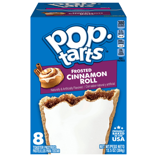 Pop-Tarts Frosted Cinnamon Roll Toaster Pastries - 8 ct