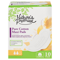 Nature's Promise Pure Cotton Regular Maxi Pads with Wings