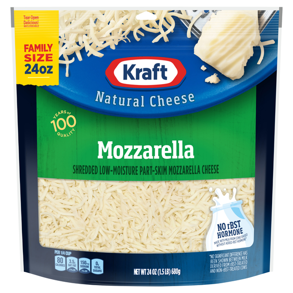 Kraft Shredded Mozzarella Cheese Family Size