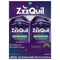 Vicks ZzzQuil Warming Berry Flavor Nighttime Sleep Aid Liquid - 2 ct
