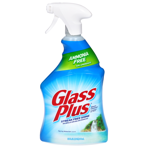 Glass Plus Ammonia Free Streak Free Spring Waterfall Glass Cleaner Spray