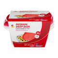Our Brand Medium Deep Dish Containers & Lids 40 oz