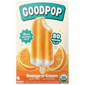 GoodPop Organic Gluten & Dairy Free Orange n' Cream Pops - 4 ct