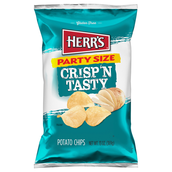 Herr's Gluten Free Crisp 'N Tasty Potato Chips Party Size