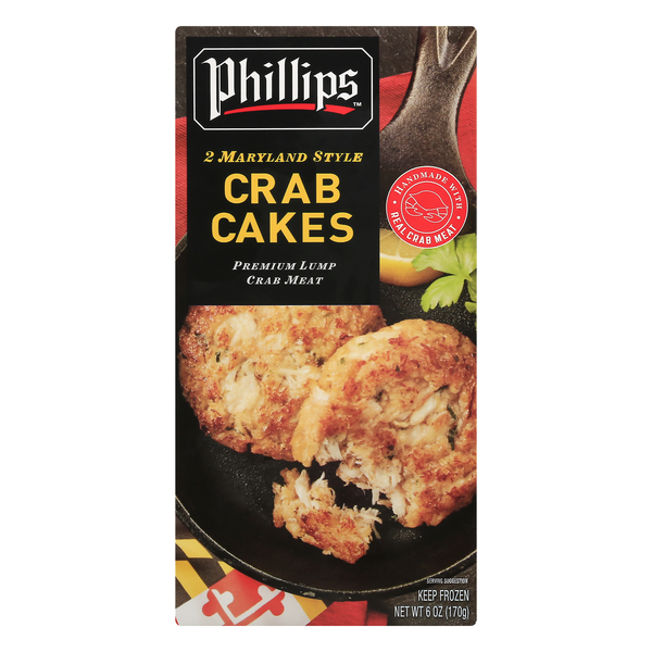 Phillips Maryland Style Crab Cakes - 2 ct Frozen