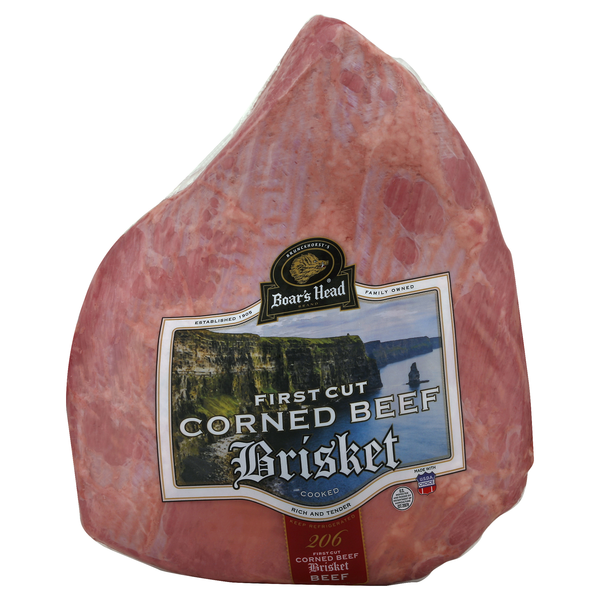 Boar's Head Deli First Cut Corned Beef Brisket (Shaved)
