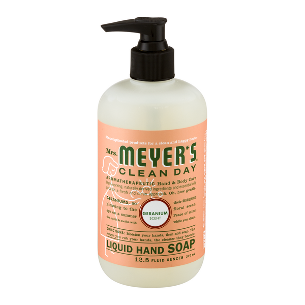 Mrs. Meyer's Clean Day Geranium Liquid Hand Soap Pump
