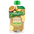 Happy Baby Organics Brain Support 2 Baby Food Banana Spinach Passion Fruit