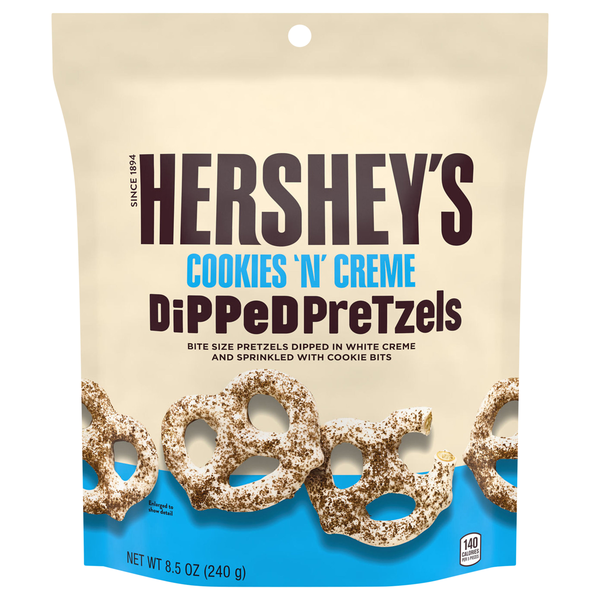 Save on Hershey's Cookies 'N' Creme Flavored Dipped Pretzels Order