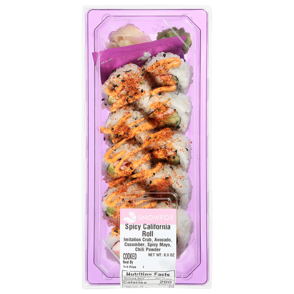 Snowfox Spicy California Sushi Roll