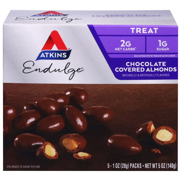 Atkins Endulge Treat Chocolate Covered Almonds Low Carb - 5 ct