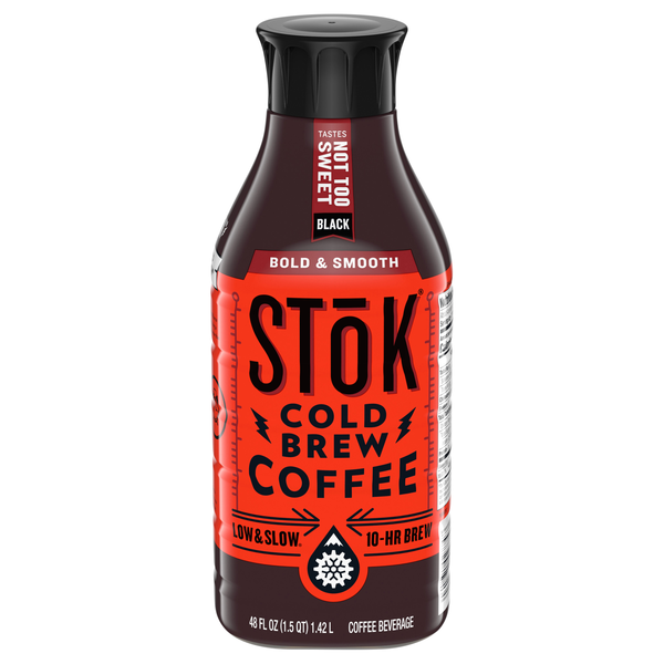 SToK Not Too Sweet Black Cold Brew Coffee Refrigerated