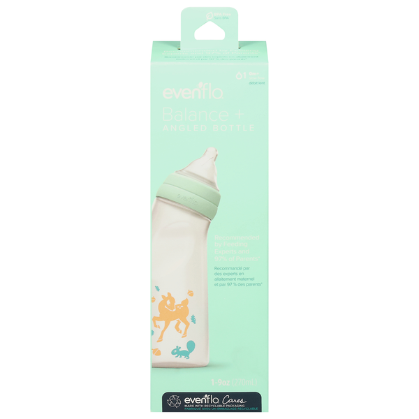 Evenflo 9 oz Balance + Angled Baby Bottle 0m+