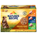Nature's Recipe Grain Free Variety Pack Adult Wet Dog Food - 12 ct