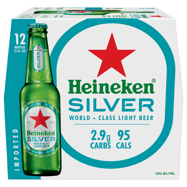 Heineken Silver Beer - 12 pk