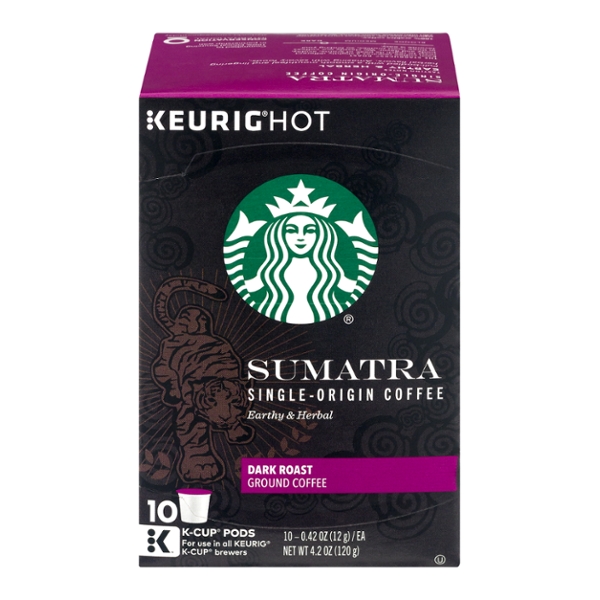 Starbucks Sumatra Dark Roast Coffee 