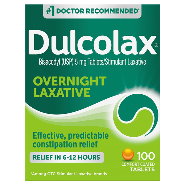 Dulcolax Overnight Laxative 5 mg Comfort Coated Tablets