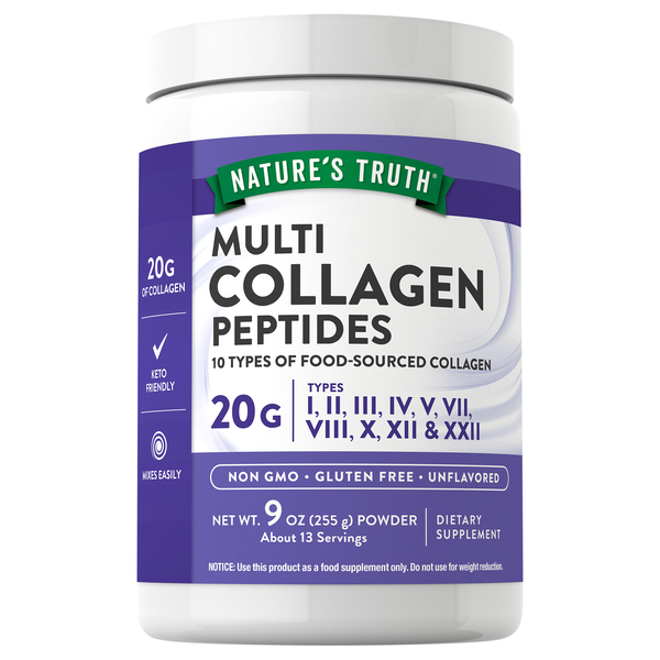 Nature's Truth UnFlavor Multi Collagen Protein Powder