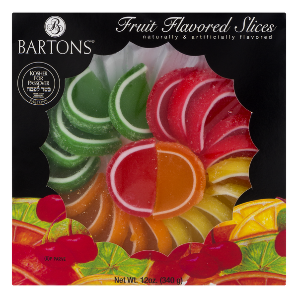 Bartons Fruit Flavored Slices Jelly Candy Kosher For Passover