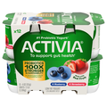 Activia Low Fat Strawberry & Blueberry Probiotic Yogurt Cups - 12 ct