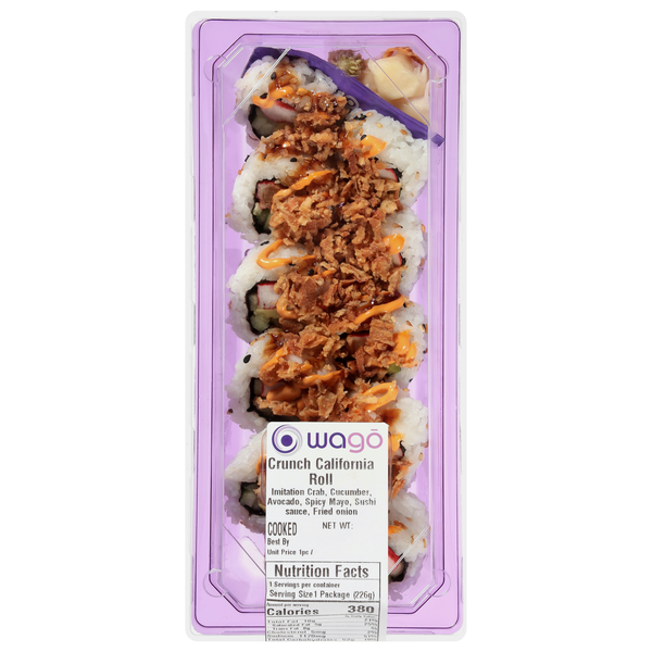 WAGO Crunch California Sushi Roll